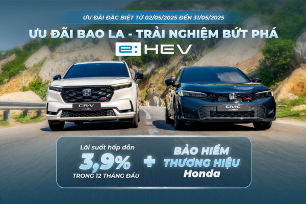 Ưu đãi lớn tháng 5 tại Đại lý Honda ô tô Kiên Giang