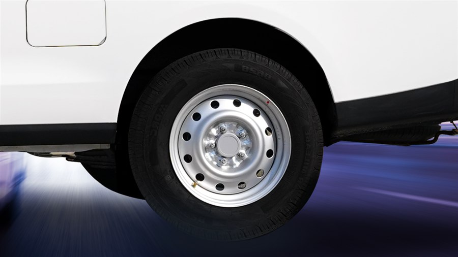 Van điện GK 48EV – lốp xe 195/70R15 chịu tải tốt