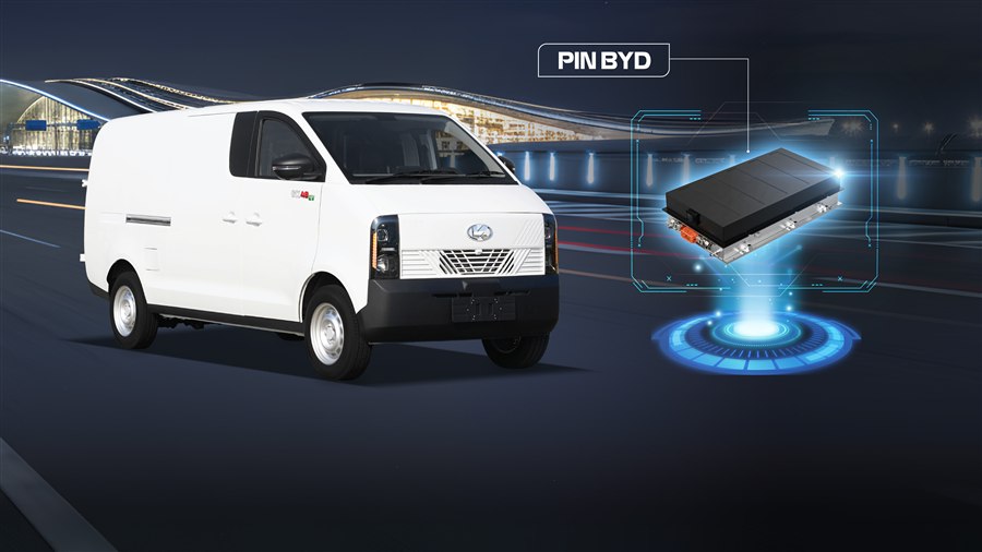 Van điện GK 48EV – pin BYD LFP 41,86 kWh an toàn bền bỉ