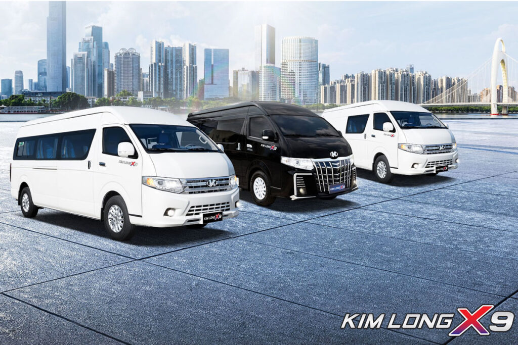 Xe 16 chố Kim Long X9 tổng thể