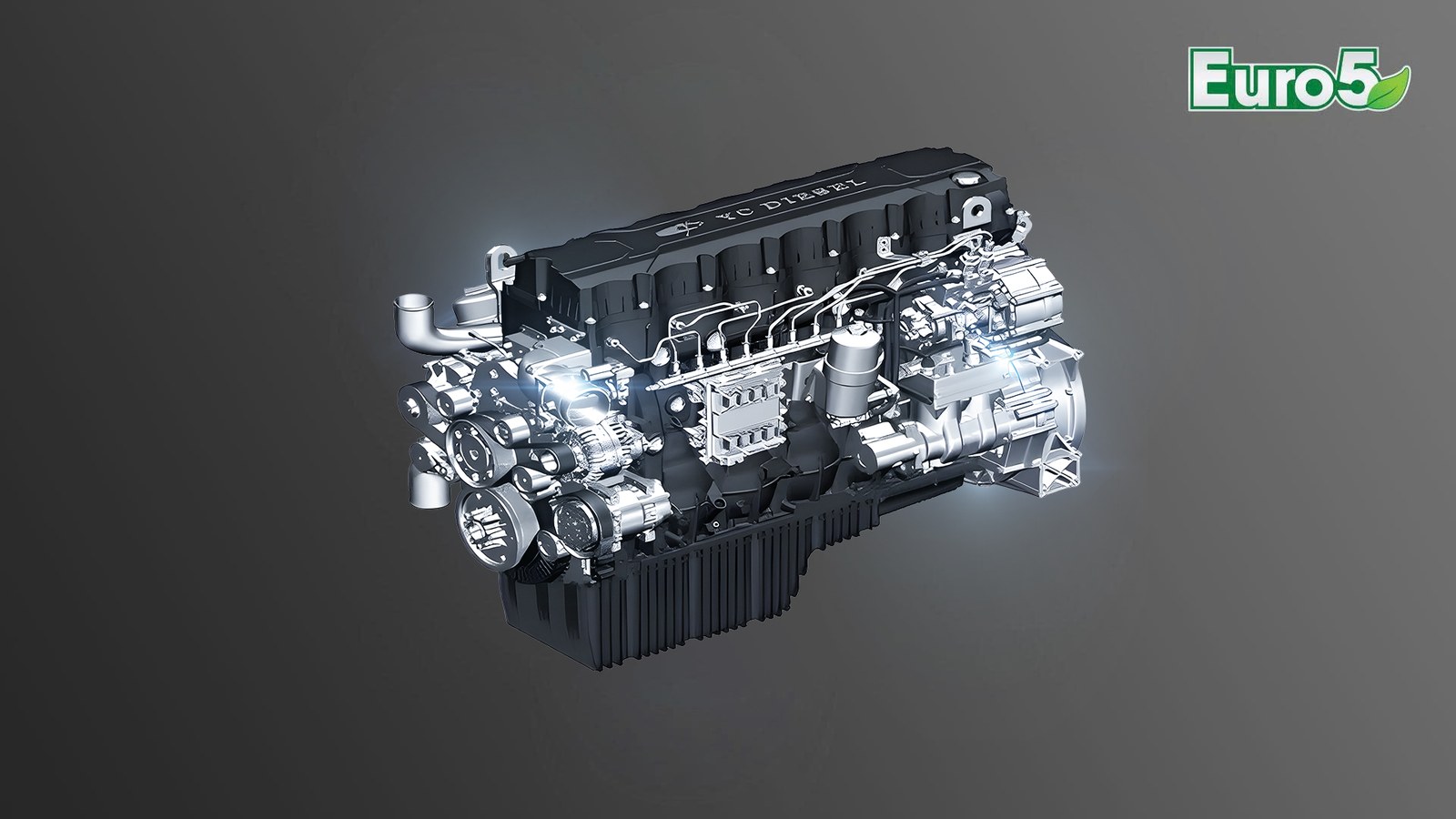 Động cơ Yuchai YCS07280-50, 280 mã lực