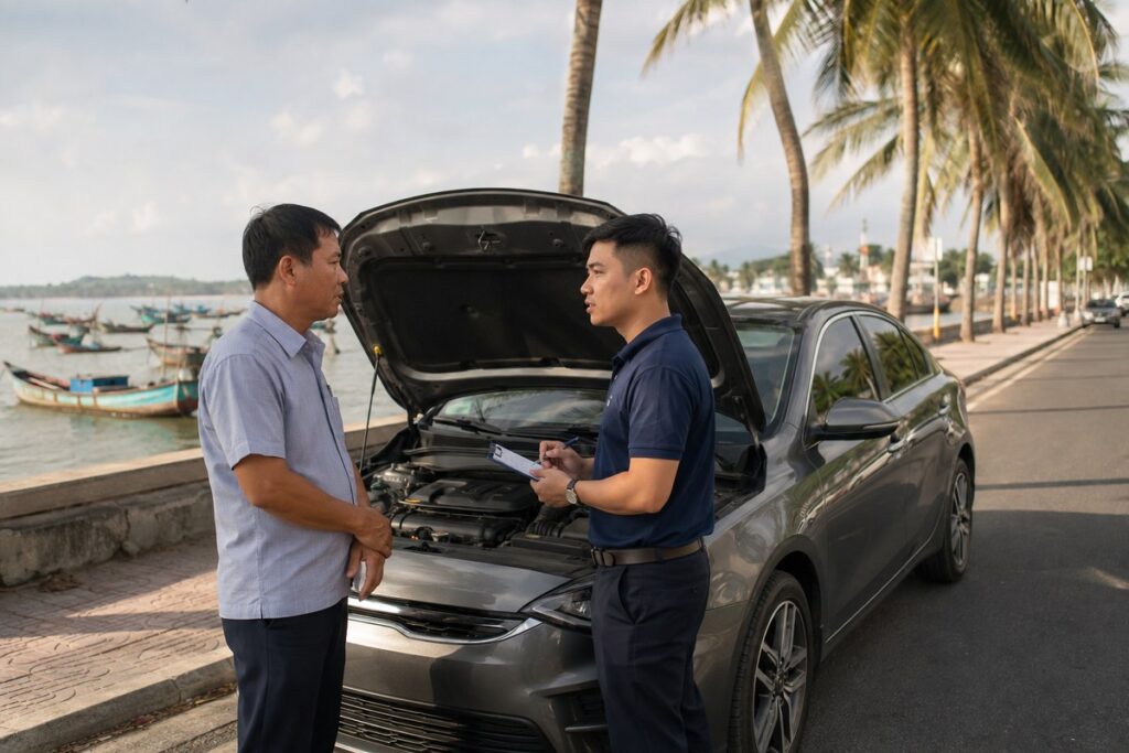 Thẩm định xe khi bán ô tô cũ ở Kiên Giang, ven biển Rạch Giá