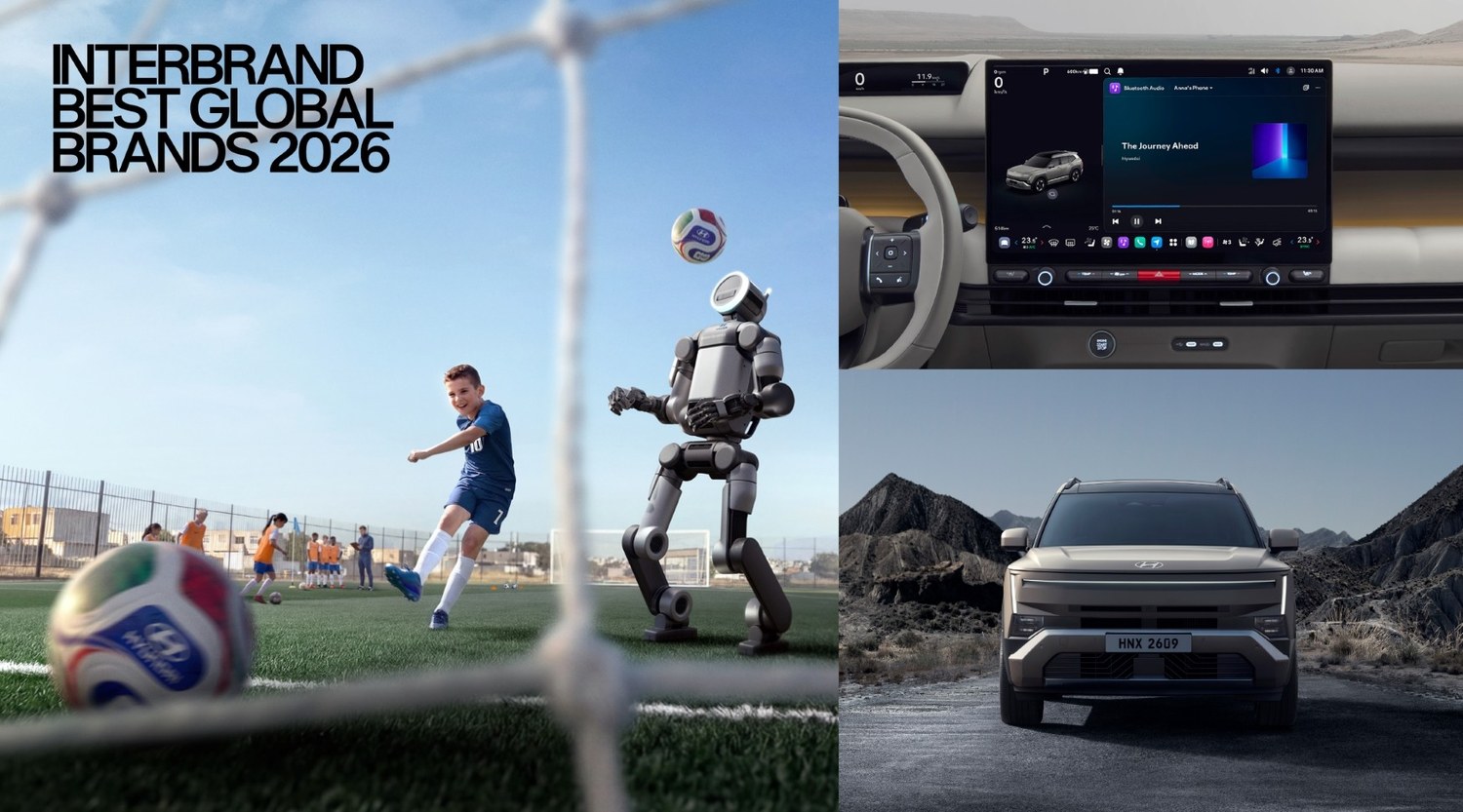 Hình ảnh Hyundai Motor gắn với bảng xếp hạng Interbrand năm 2026