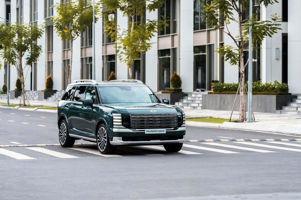 Palisade Hybrid trên đường nội đô