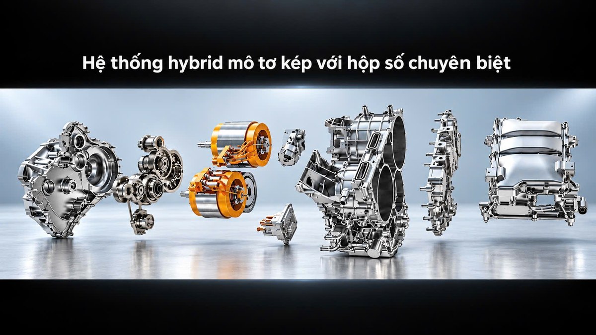 Các chi tiết hệ thống hybrid mô-tơ kép với hộp số chuyên biệt của MG All New ZS